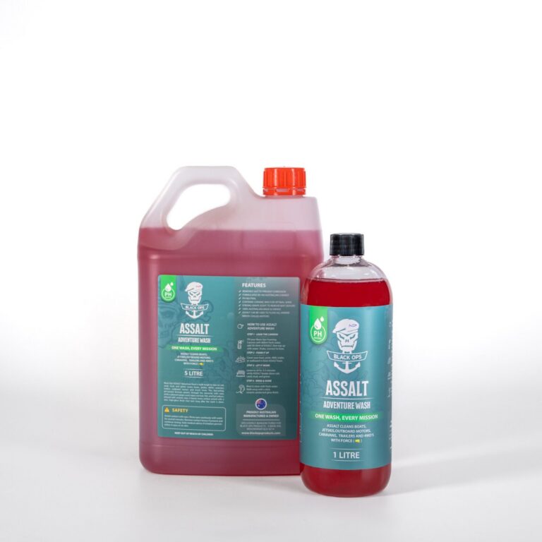 ASSALT Adventure Wash 5 litre and 1 litre bottles